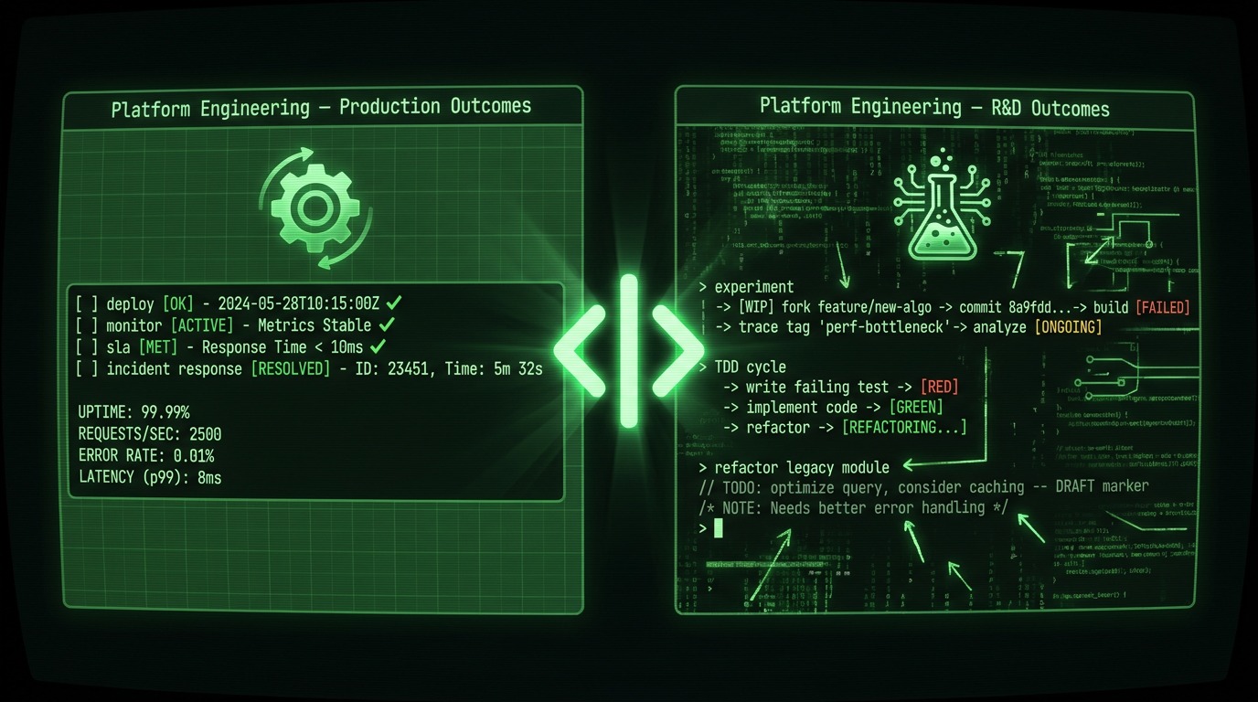 Production vs R&D